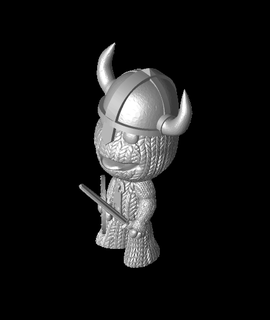 big planet sackboy - viking 3d print model - Mito3D