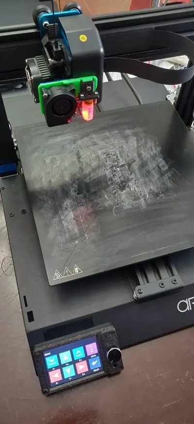 bigtreetech tft35 v3 case hole cover sidewinder x1 ender 5 cr-10s pro remix available - 3d by jimaker on thangs 3d print model - Mito3D