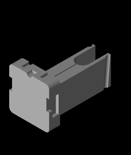 dürbün kelepçe öncü tripod 3d model teşekkürler 3d print model - Mito3D