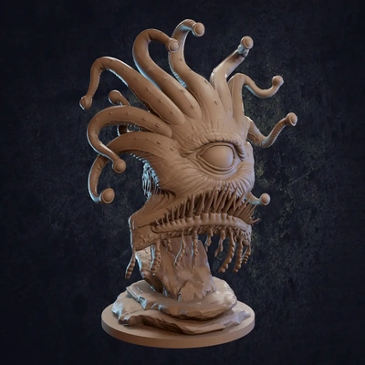 biolumenecent beholder - 3d by dragon trappers lodge on thangs 3d print model - Mito3D