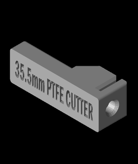 biqu b1 hot end ptfe 355mm cortador 3d modelo gracias 3d print model - Mito3D
