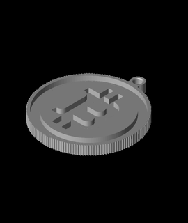 bitcoin keychain 3d model dunghoang thangs 3d print model - Mito3D