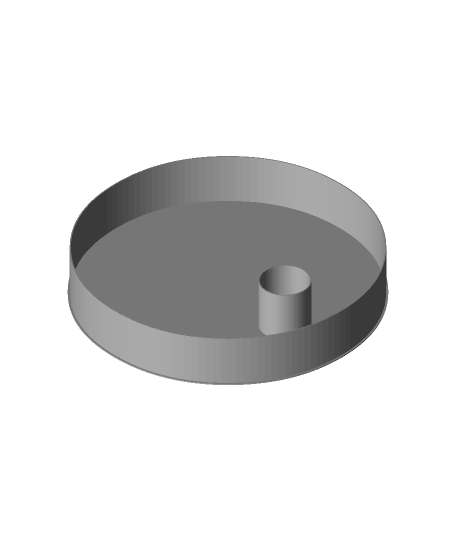 noir cercle blanc point nids 3D print model - Mito3D