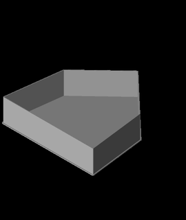 nero shogi pezzo nidible scatola v1 3d print model - Mito3D