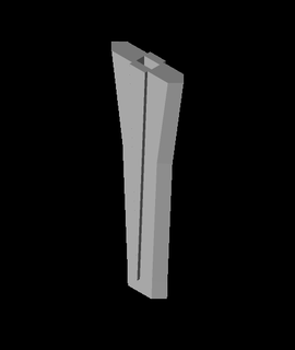 bıçak ağzı orta bütün 3d model atom atölyesi teşekkürler 3d print model - Mito3D