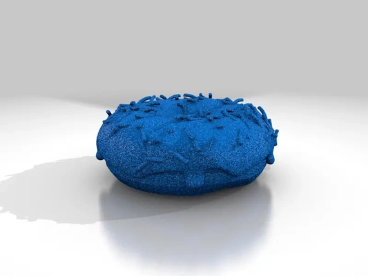 blender donut sprinkles - 3d by tylermakesstuffs on thangs 3d print model - Mito3D