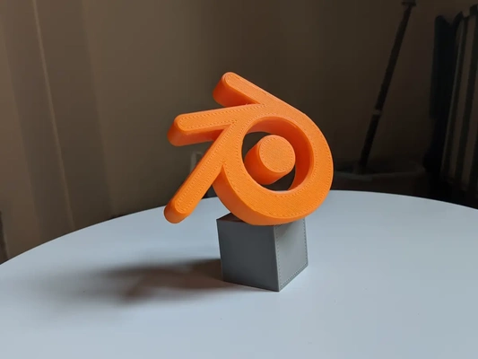 blender logo 3 pieces - 3d by inhabitworks on thangs 3d print model - Mito3D