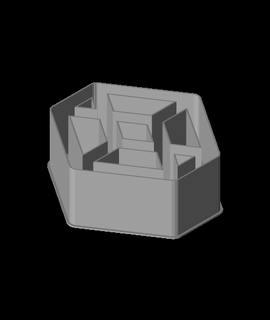 quadra arestas nestable caixa v1 ppac 3d print model - Mito3D