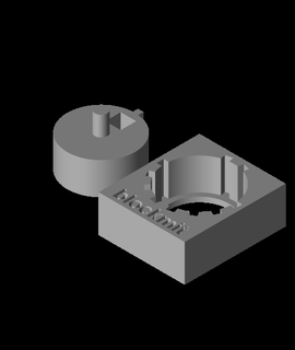 blockmit freddo portafoglio rondella timbratura jig 3d modello grazie 3d print model - Mito3D