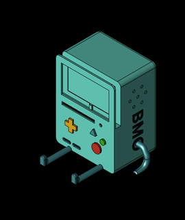 bmo Nintendo interruptor ficar pé 3d modelo titã típico 3d print model - Mito3D