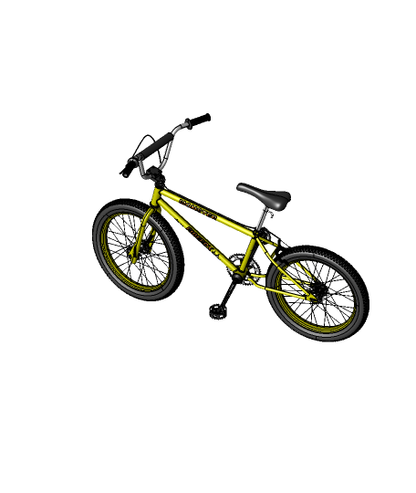 bmx Fahrrad 3d Modell 3ddesigner danke 3D print model - Mito3D