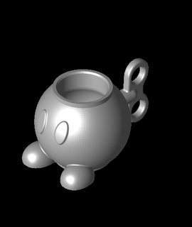 bobby bob-omb cup - 12oz mario themed 3d model thangs 3d print model - Mito3D