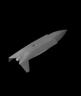 Boeing fantôme chauve souris chiaramancarella 3d print model - Mito3D