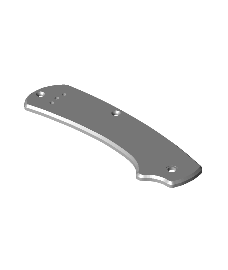boker xs knife scales 3d model kampflafer thangs 3D print model - Mito3D