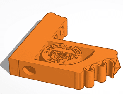 livre étagère us marine 1 stl solaire 3d print model - Mito3D