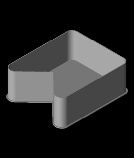 bookmark 2 nestable box v1 3d print model - Mito3D