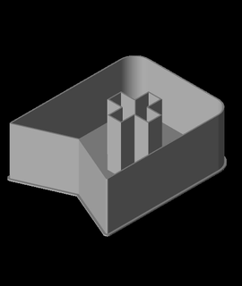 segnalibro marchio nidible scatola 3d print model - Mito3D