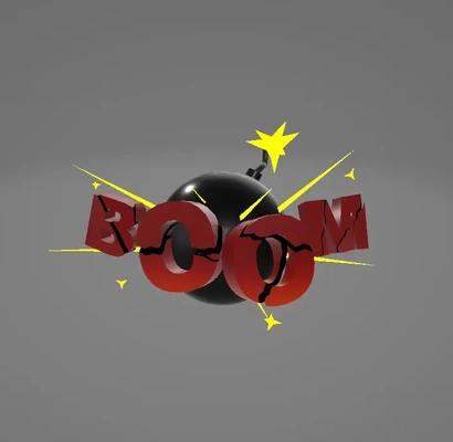 boom pin - 3d by yaliyada on thangs 3d print model - Mito3D