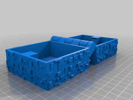 borg cube géocache remix 3d by cnlson 3d print model - Mito3D