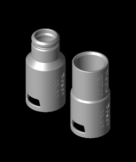 Bosch makita rt700 vide adaptateur v3stl 3d modèle 3d print model - Mito3D