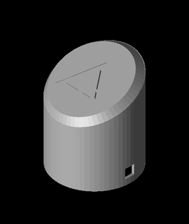 botón Leuchtfeuer abgelegen 3d print model - Mito3D