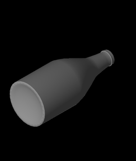 garrafa vidro 3d modelo fil pecado 3d print model - Mito3D