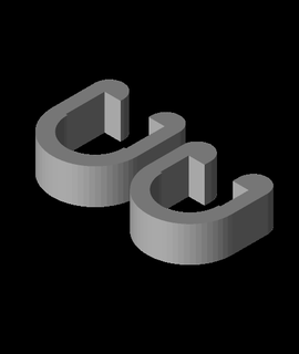 cavo Bowden clip cubo buglaser 3d print model - Mito3D