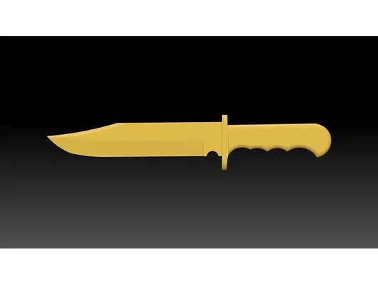 bowie knife - 3d by bowpie on thangs 3d print model - Mito3D