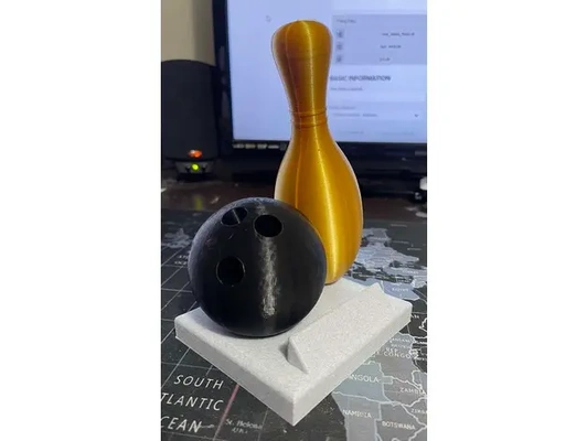 bowling trophy remix - 3d by milvetretired on thangs 3d print model - Mito3D