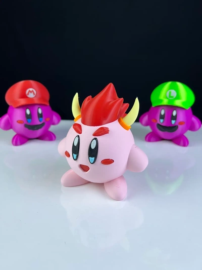 bowser kirby - 3d by pressprint on thangs 3d print model - Mito3D