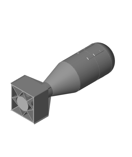 boy - atomic bomb 3D print model - Mito3D