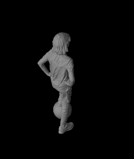 chico escaneado revopoint rango 3d print model - Mito3D
