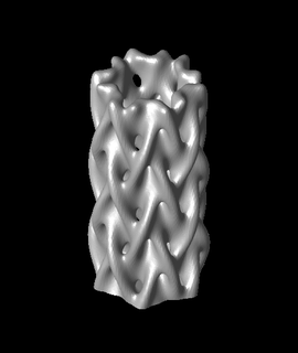 braided grass vase medium Home & Garden 3d print model - Mito3D