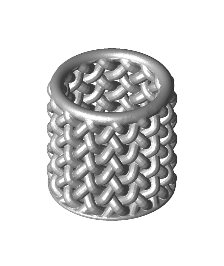 braided vase small davemakesstuff Home & Garden 3D print model - Mito3D