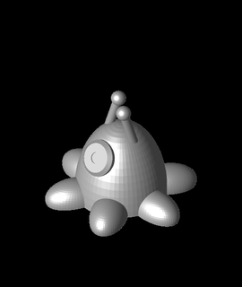 brain slug animated vendicar1 3d print model - Mito3D