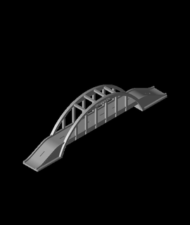 bruggetje - bridging & overhang test 3d model thangs 3d print model - Mito3D