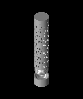 bubbles pencil tube - easy print Home & Garden 3d print model - Mito3D