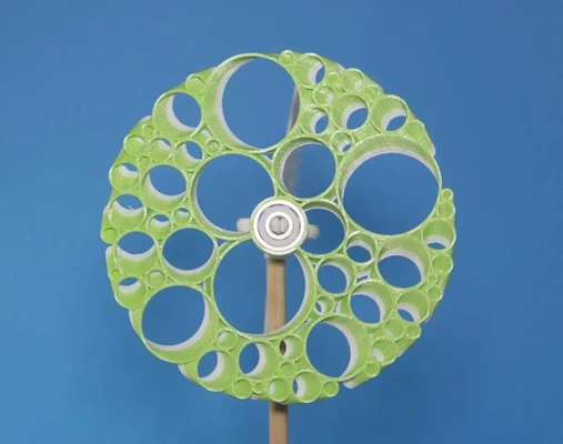bubbles pinwheel - 3d by on thangs pin wheel whirligig spin spinning spinner pinwheels wind windy windmill turbine bearing outdoor garden decor decoration 3d print model - Mito3D