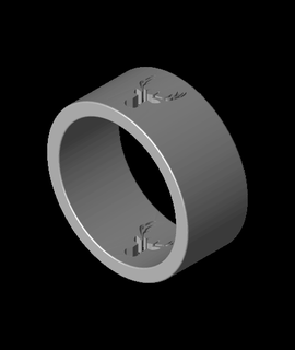 dólar servilleta anillo hillwattson 3d print model - Mito3D