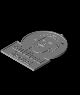 germoglio spencer portachiavi orecchino medaglietta riconoscimento ch hobby Giochi 3d print model - Mito3D