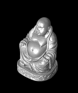 buddha statue flat 3d print model - Mito3D