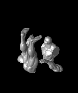 lustre us homem esculpido Dividido upstl 3d modelo 3d print model - Mito3D