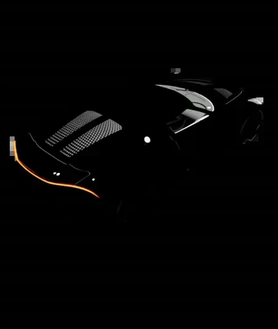 bugatti voiture noire glb 3d by ralph 3d print model - Mito3D