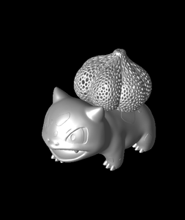 bulbasaur majgraph pop cultura 3d print model - Mito3D
