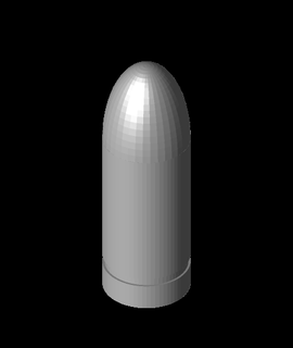 proiettile valvola cap Andromeda 3d print model - Mito3D