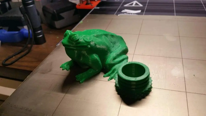 bullfrog geocache remixed - 3d by cnlson on thangs 3d print model - Mito3D