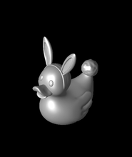 bunny rubber ducky 3d model chaoscoretech thangs 3d print model - Mito3D