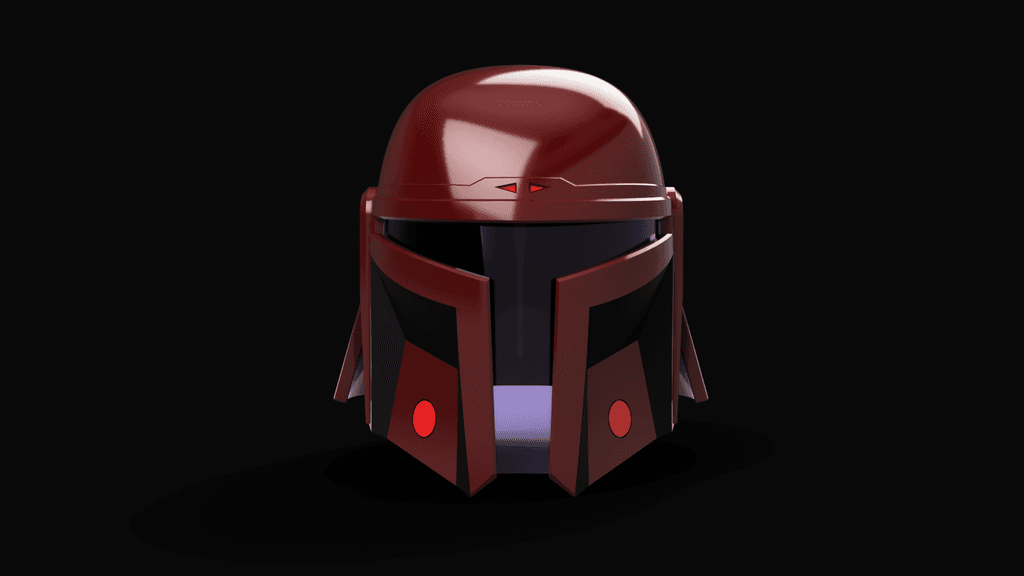 bushido - custom post imperial helmet starbug props 3D print model - Mito3D