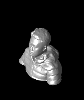 bust generated revopoint pop 3d model thangs 3d print model - Mito3D