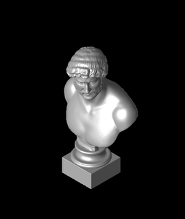 bust hadrian -- busto di adriano pu 3d print model - Mito3D